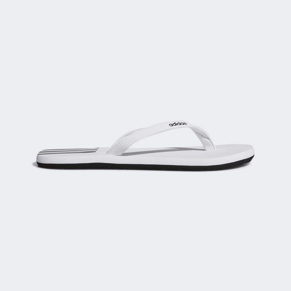 Adidas Women's Eezay Flip Flops White/Black Ireland EG2038